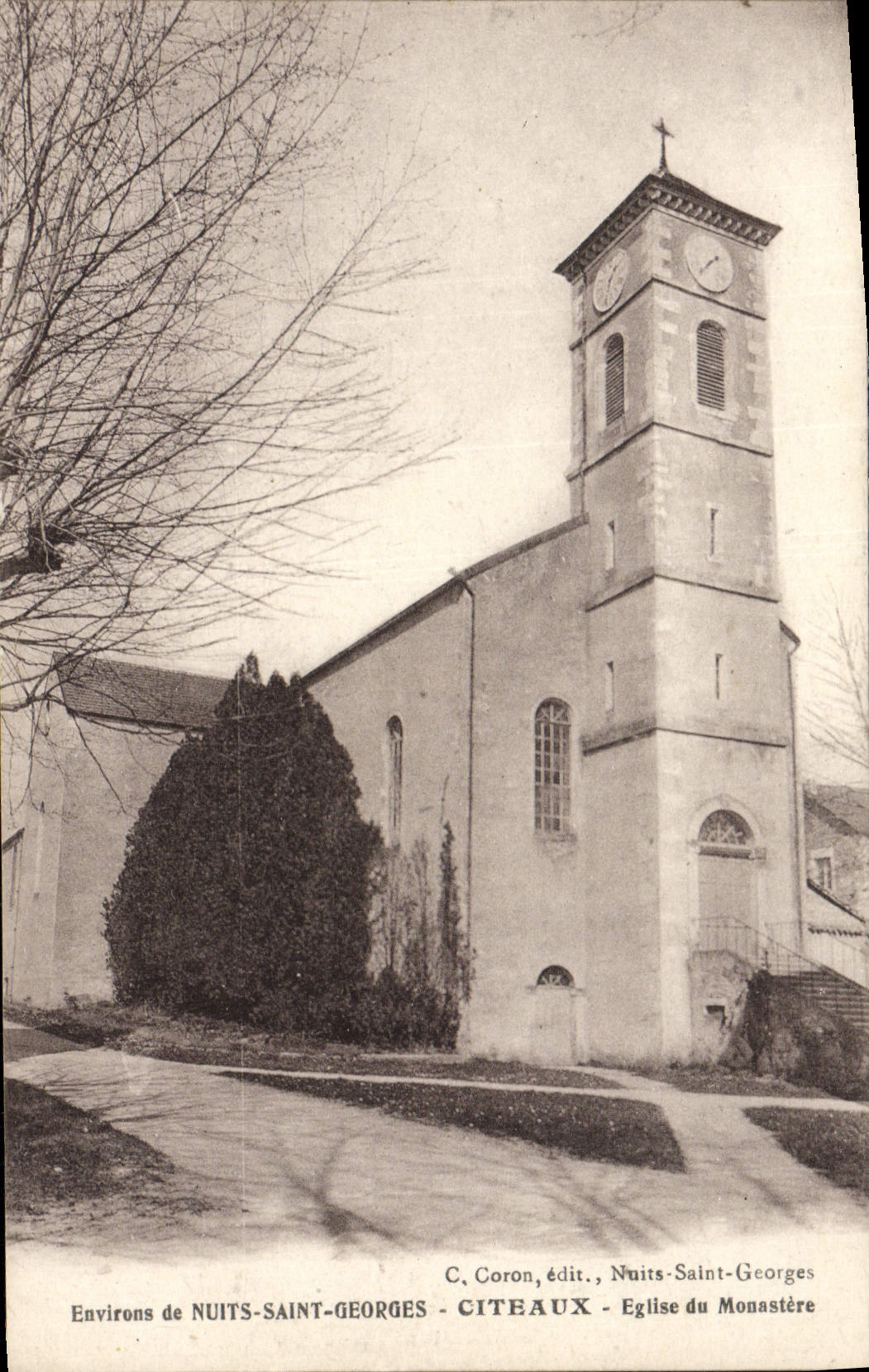 CPA Environs de Nuits Saint Beorges Citeaux Eglise du Monastere