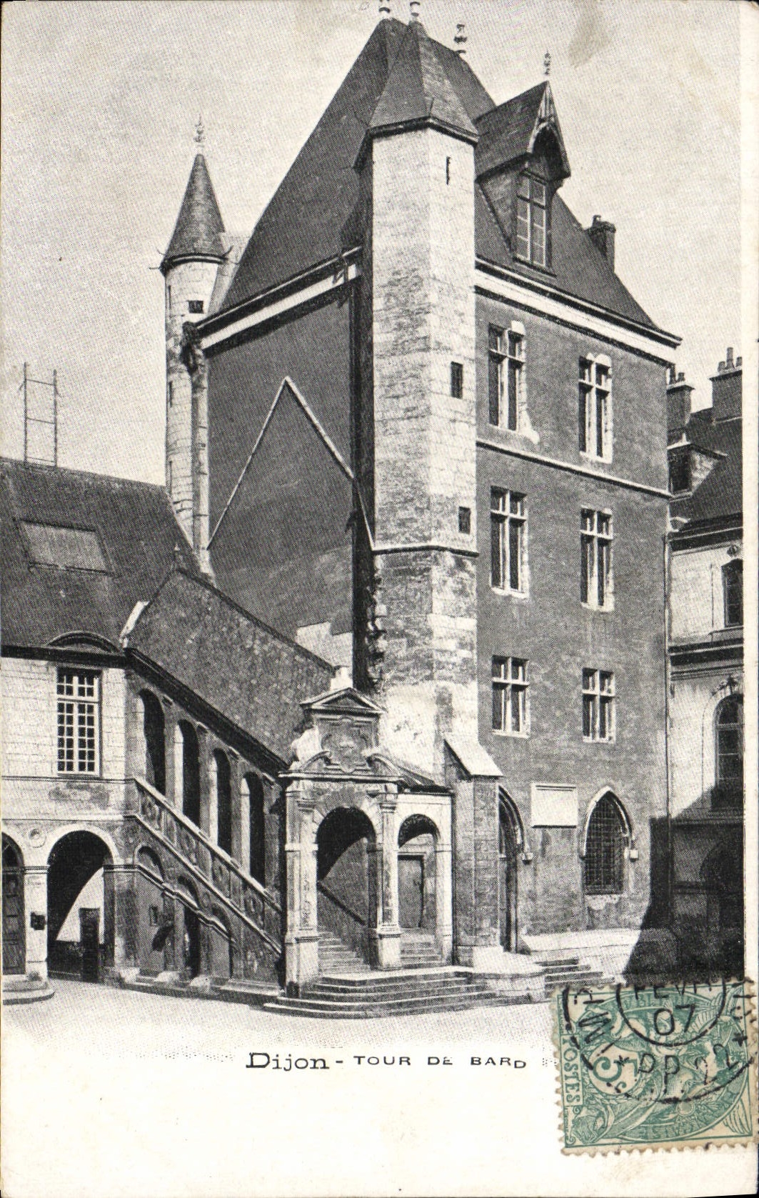 VINTAGE POSTCARD Dijon Turn Of Hand-barrow