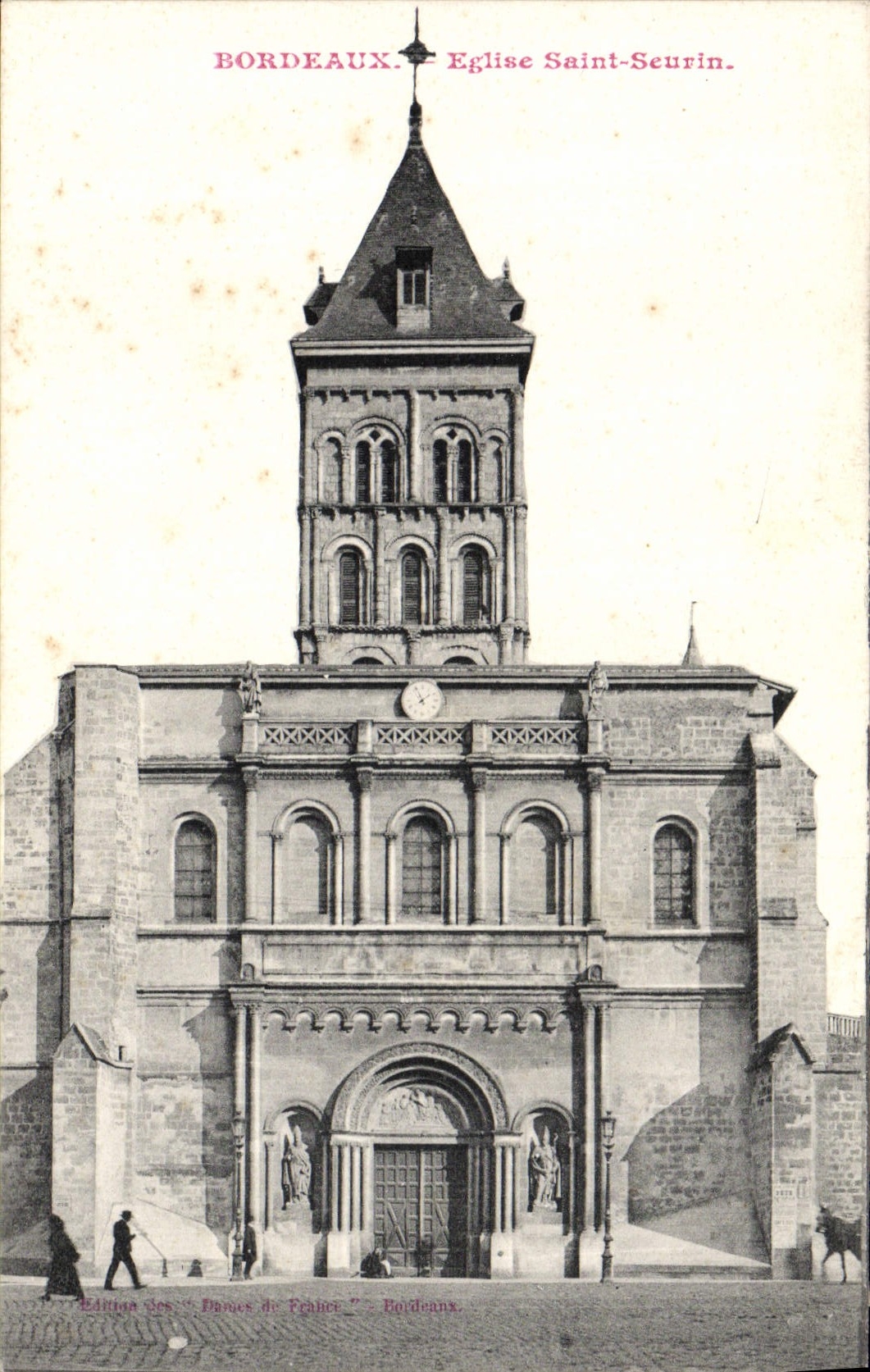 CPA Bordeaux Eglise Saint Seurin