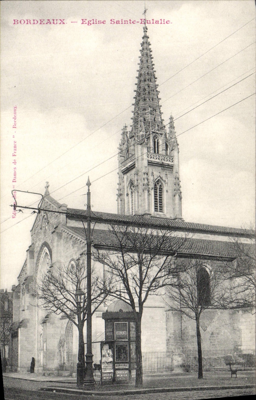 CPA Bordeaux Eglise Sainte Eulalie