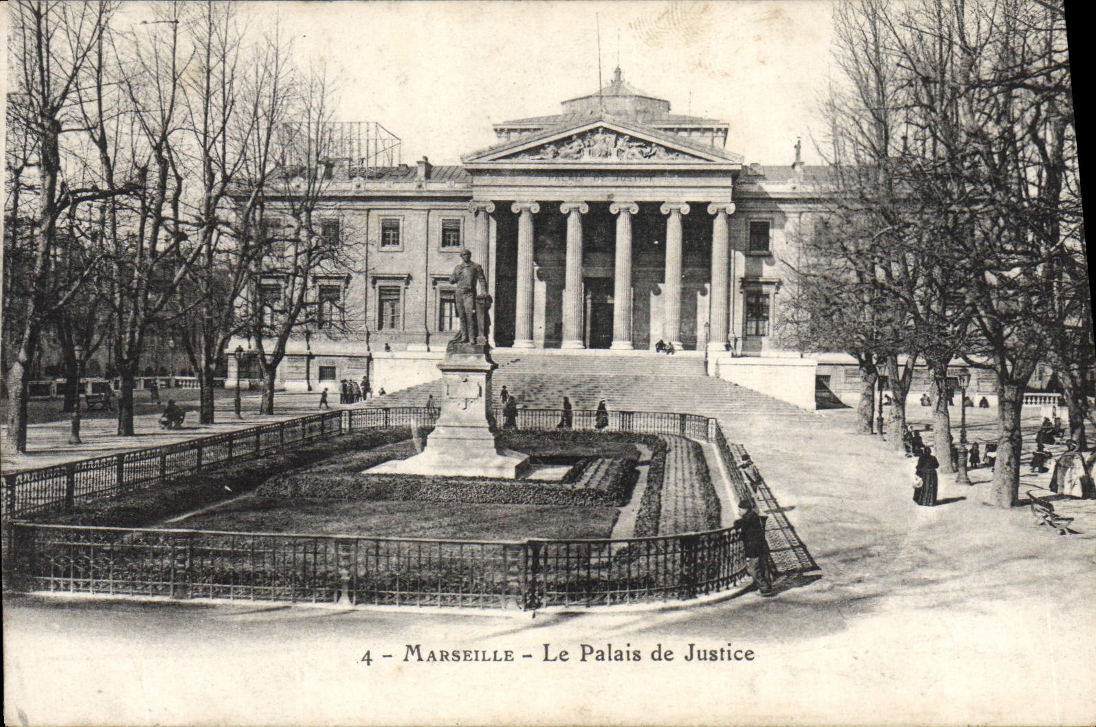 CPA Marseille Le Palais de Justice