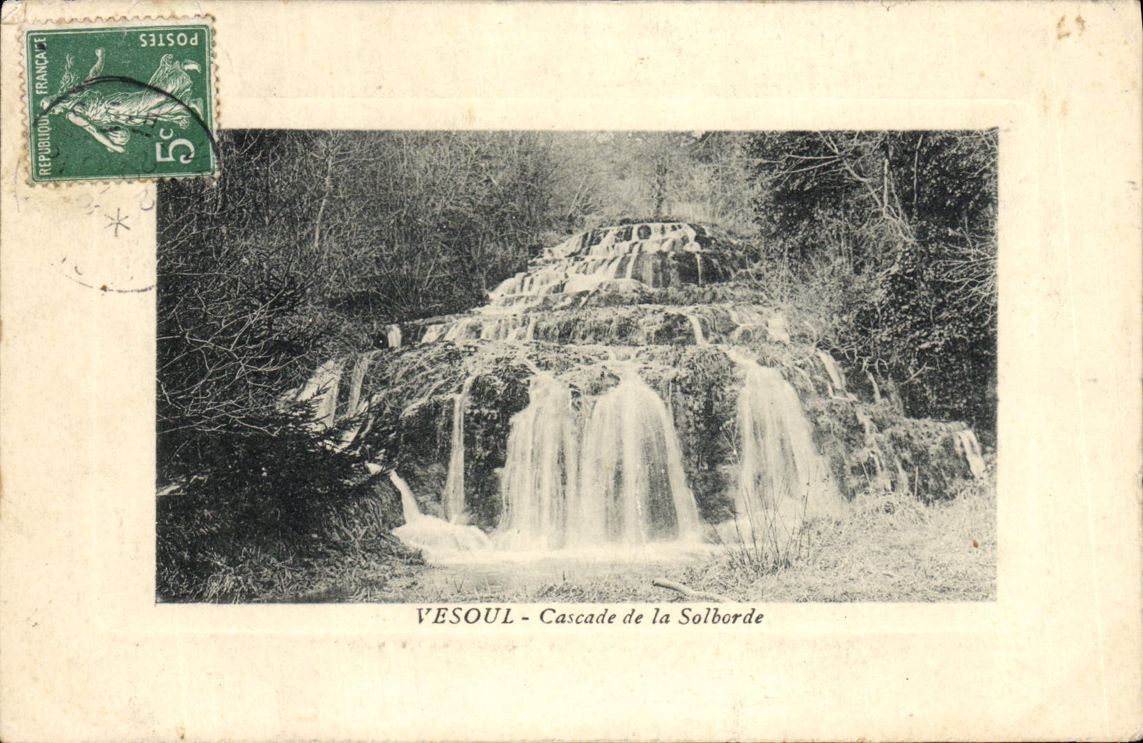 CPA Vesoul Cascade de la Solborde