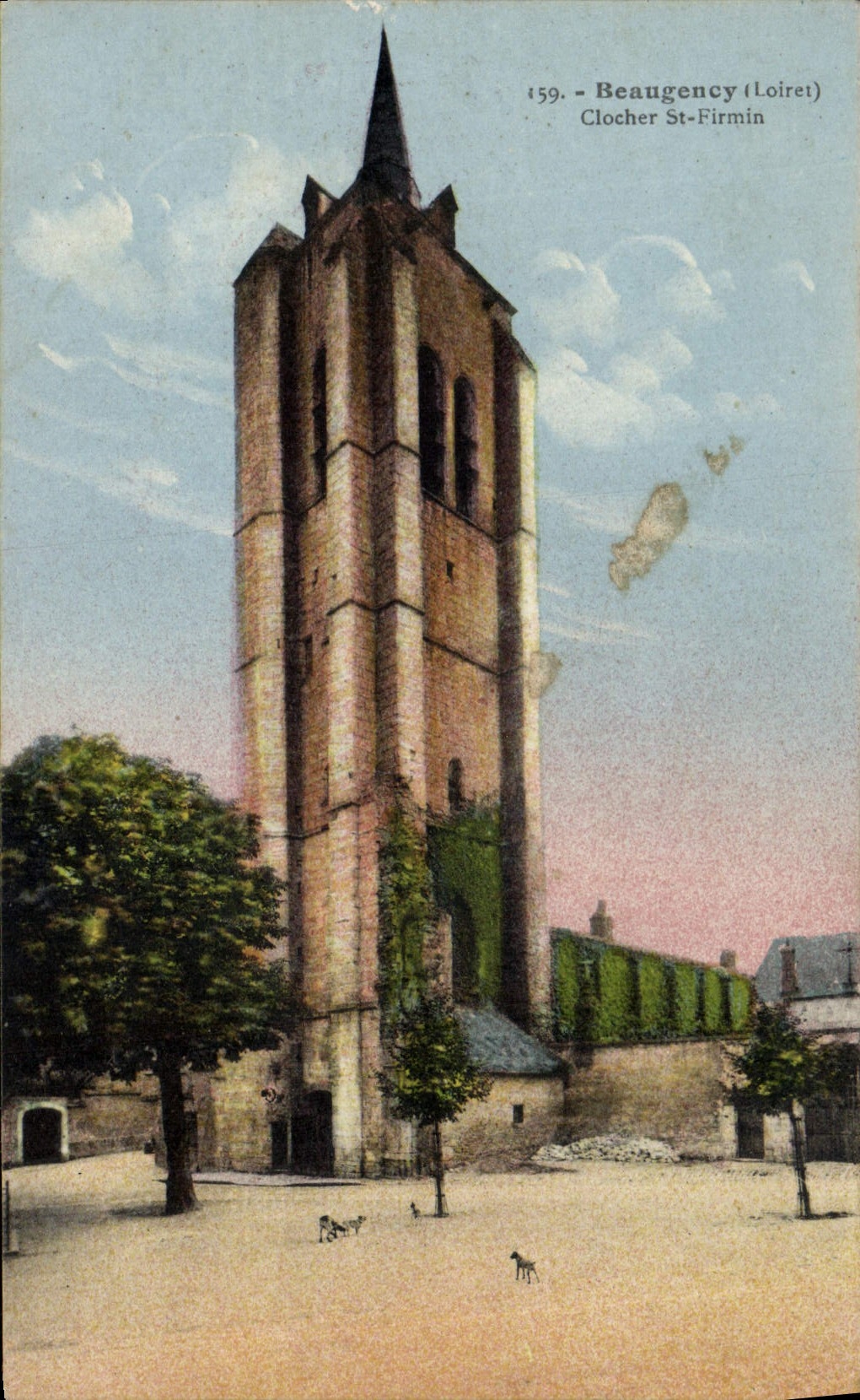 CPA Beaugency Clocher St Firmin