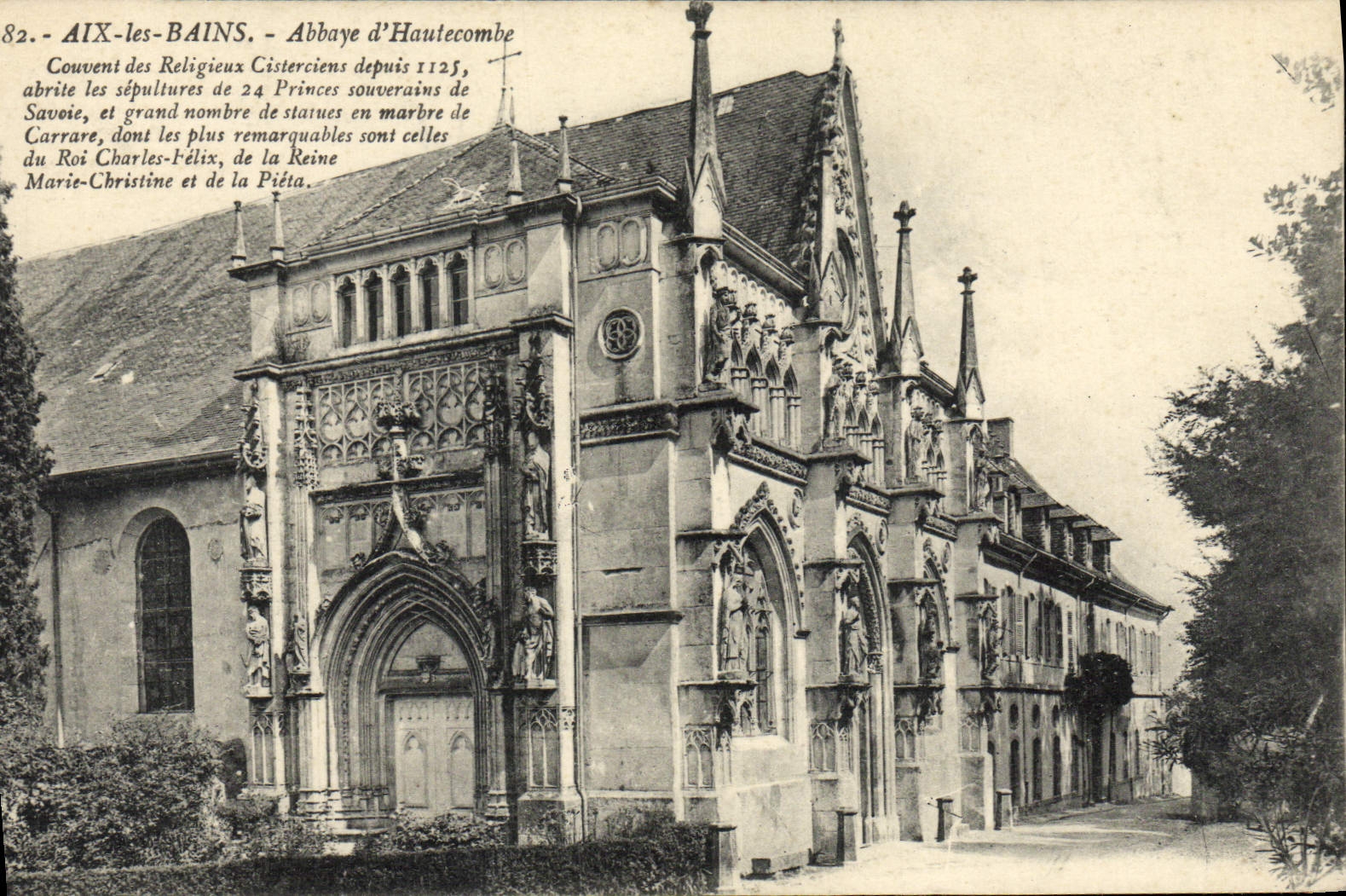 CPA Aix les Bains Abbaye d'Hautecombe Couvent des religieux Cisterciens