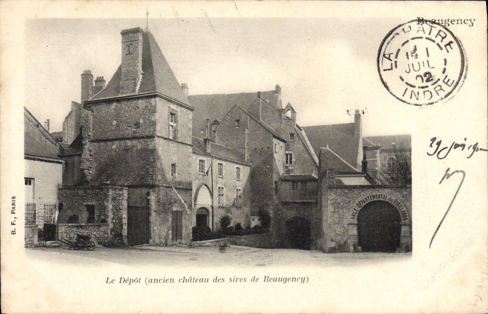 CPA Beaugency Le depot Ancien chateau des sires de Beaugnecy