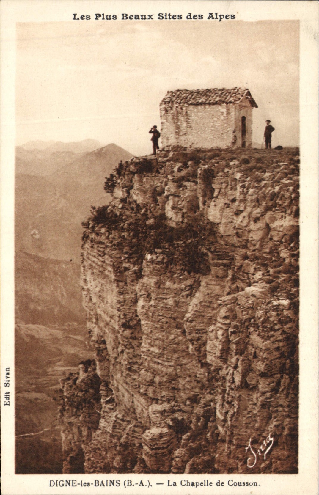 VINTAGE POSTCARD Divonne Les Bains La Chapelle of Cousson