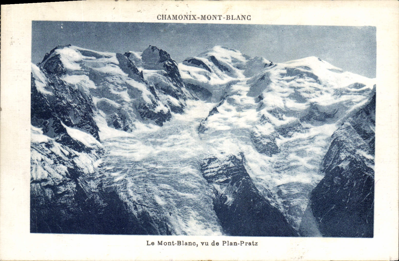 CPA Chamonix Mont Blanc vu de Plan Pratz
