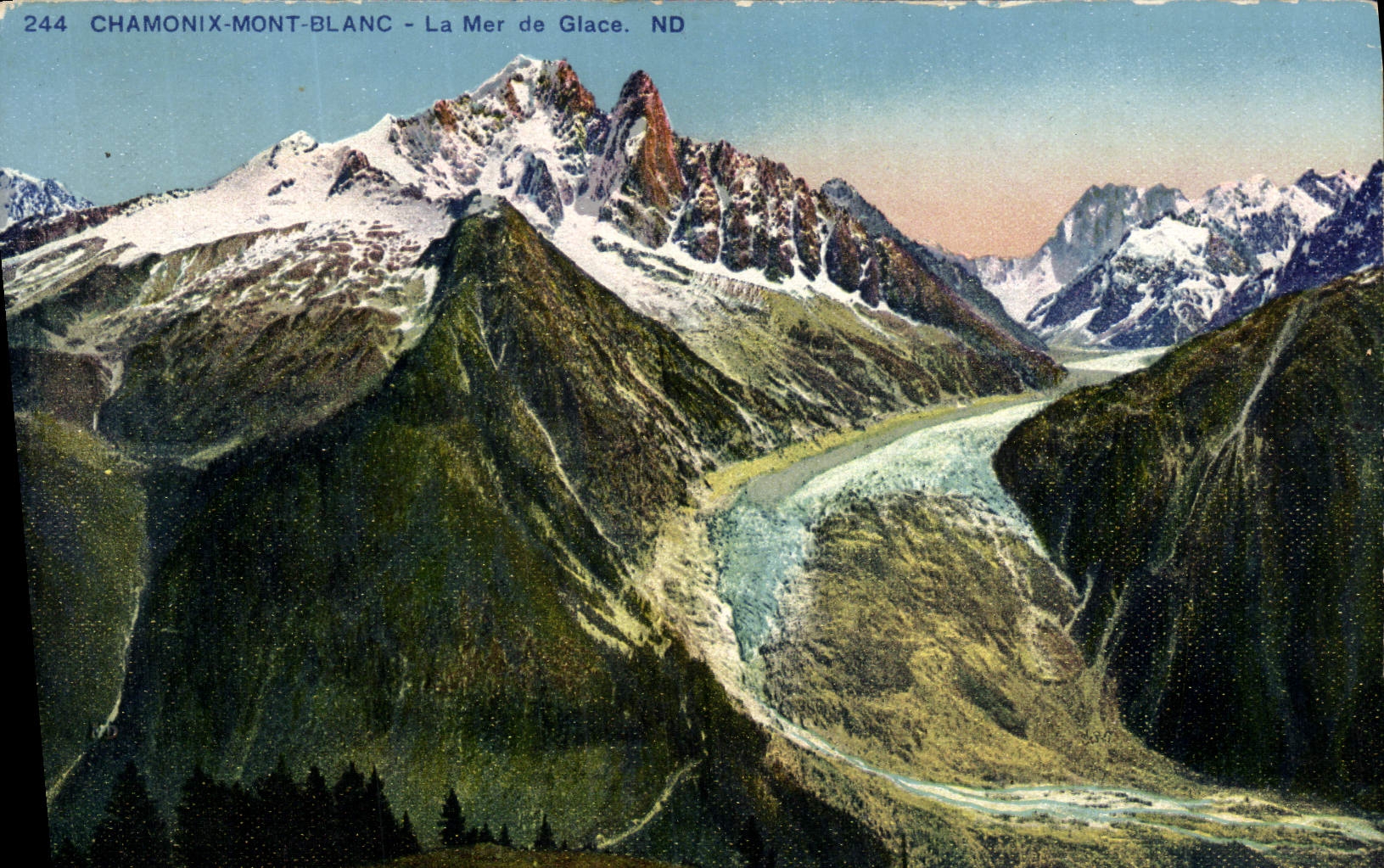 CPA Chamonix Mont Blanc La Mer de Glace