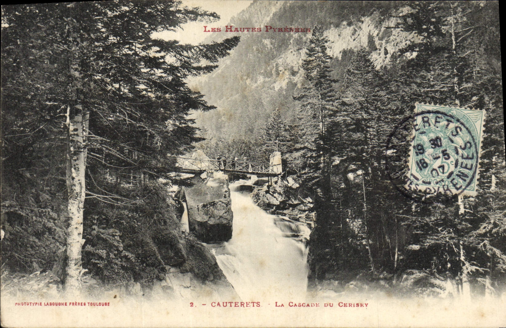 CPA Cauterets La Cascade du Cerisey