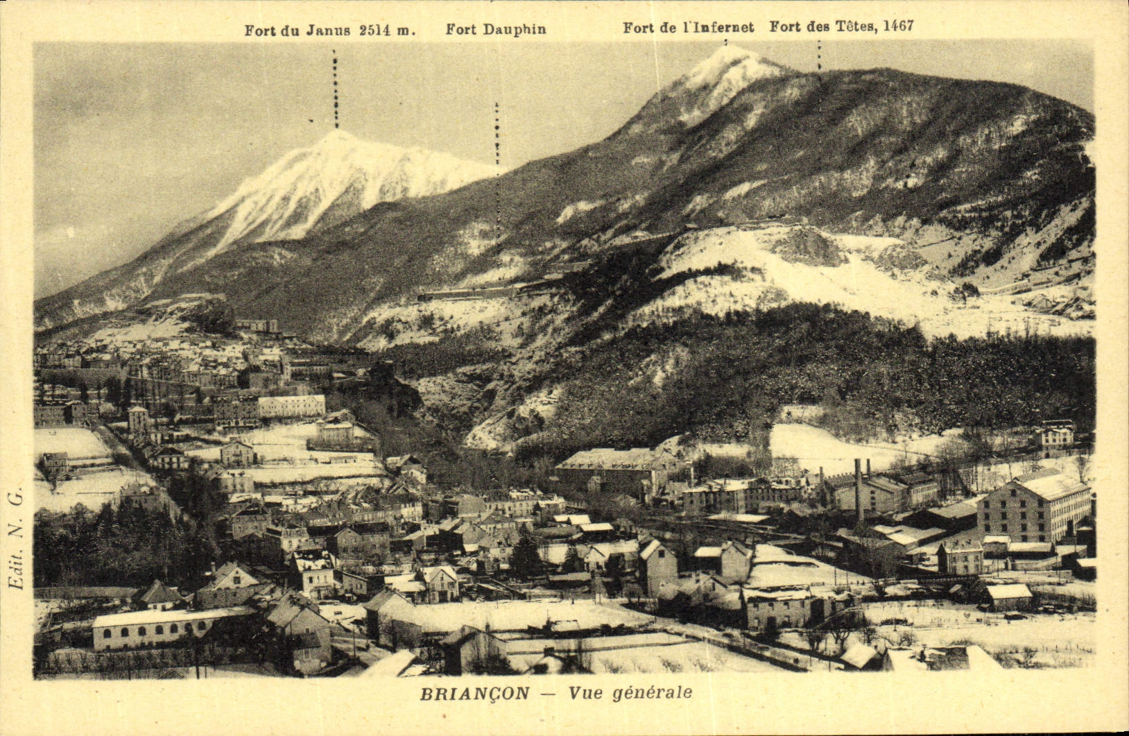 CPA Briancon Vue Generale