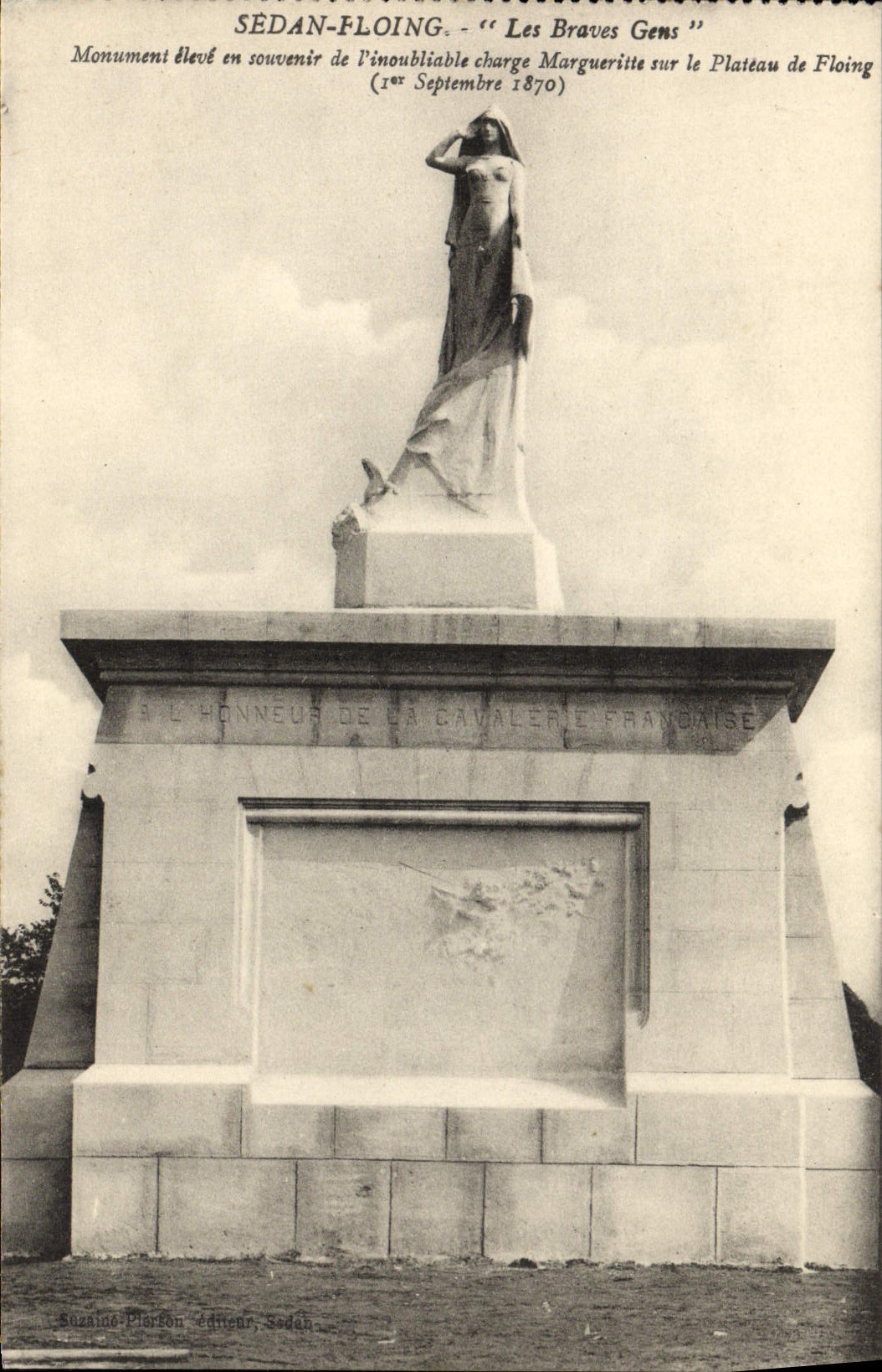 VINTAGE POSTCARD Sedan Floing Good people