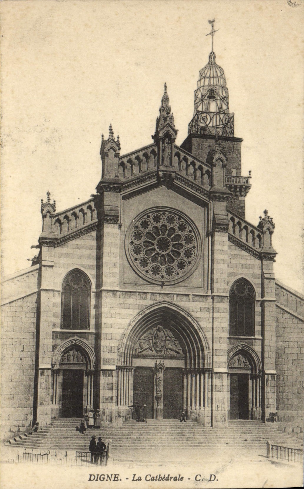 CPA Digne La Cathedrale