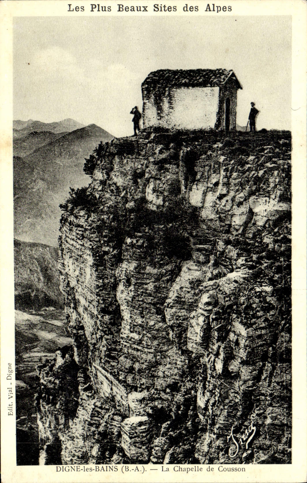 VINTAGE POSTCARD Worthy Les Bains La Chapelle of Cousson