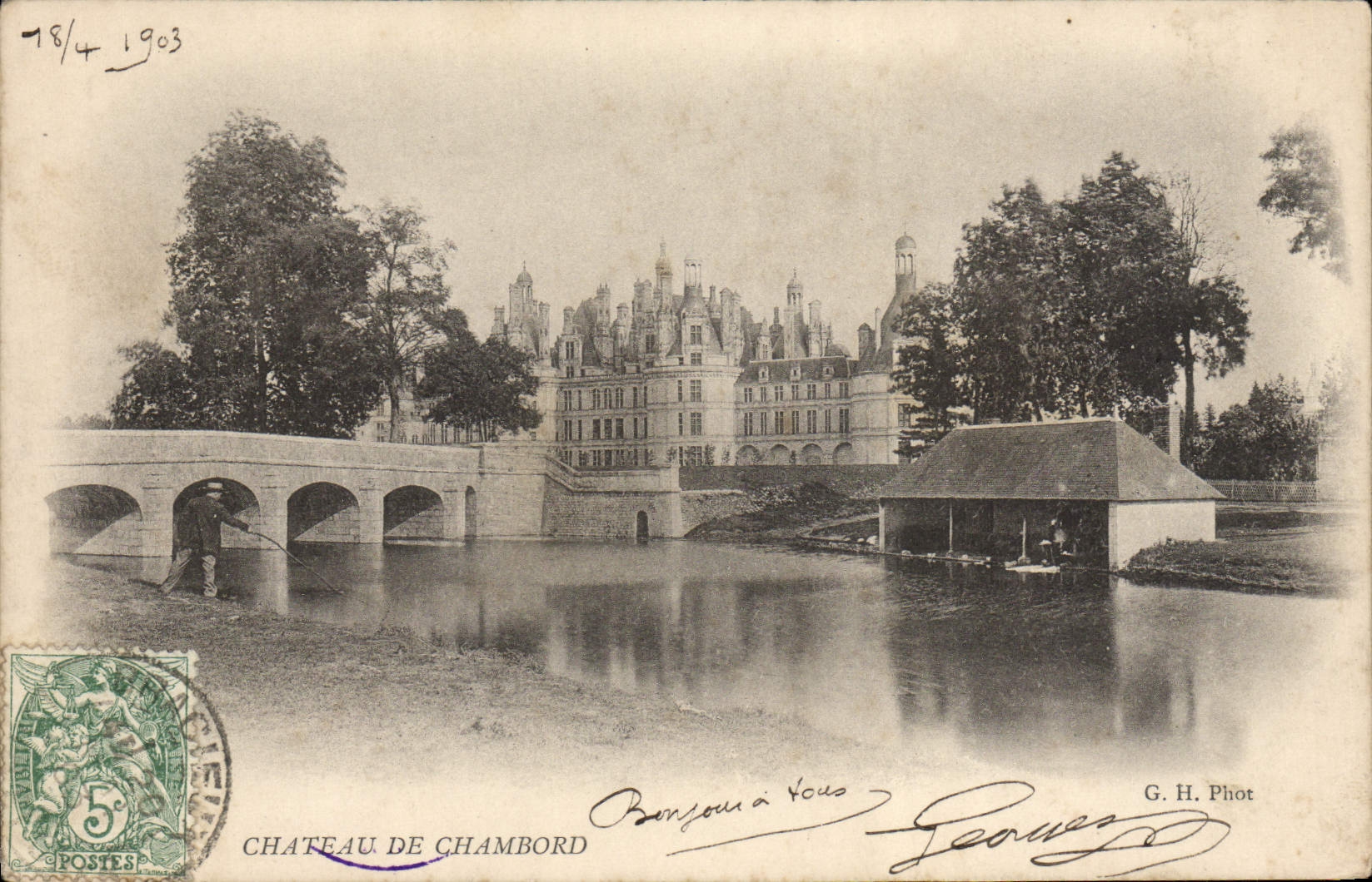 CPA Chateau De Chambord