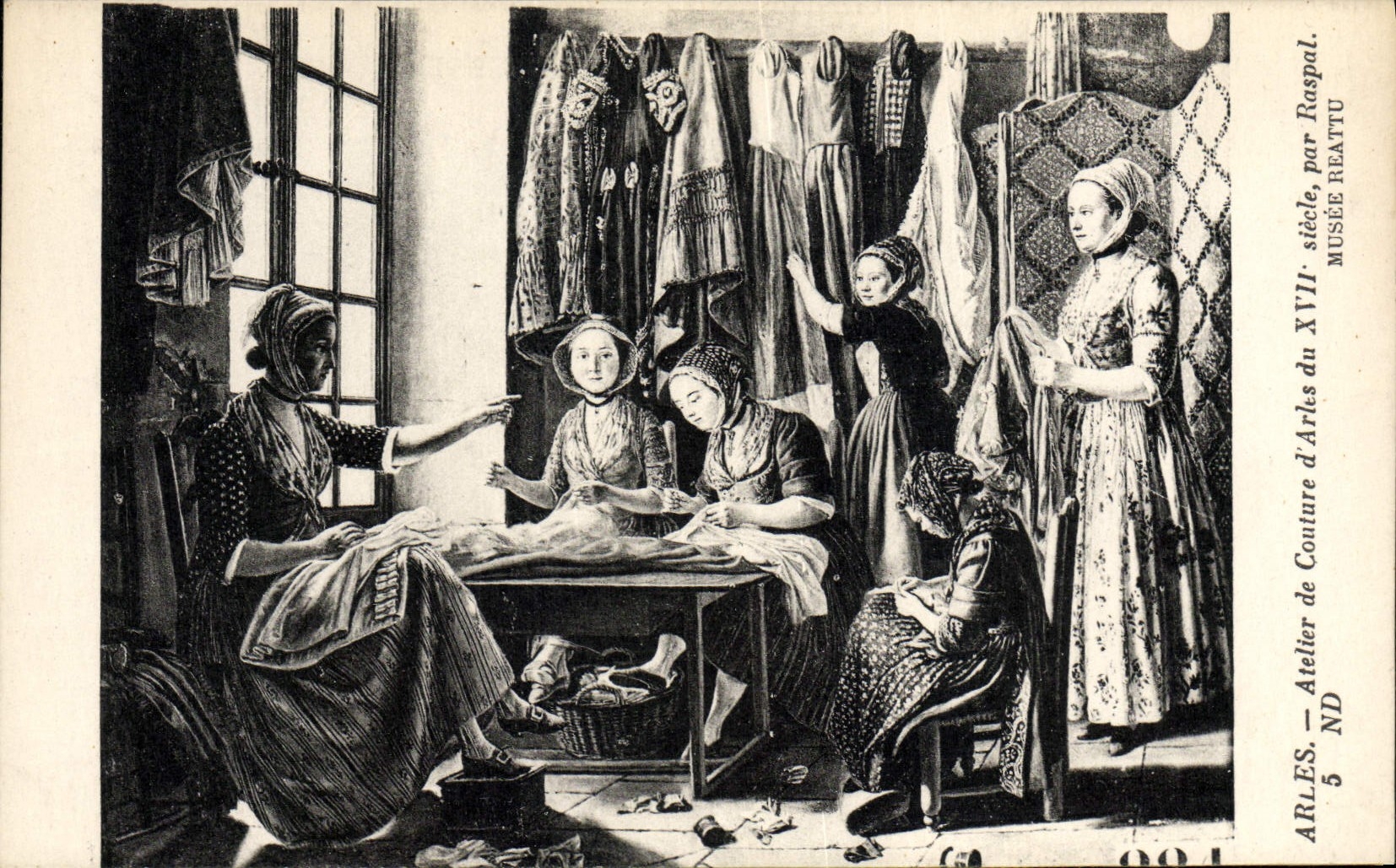 CPA Arles Atelier de Couture d'Arles du 17eme par Raspal