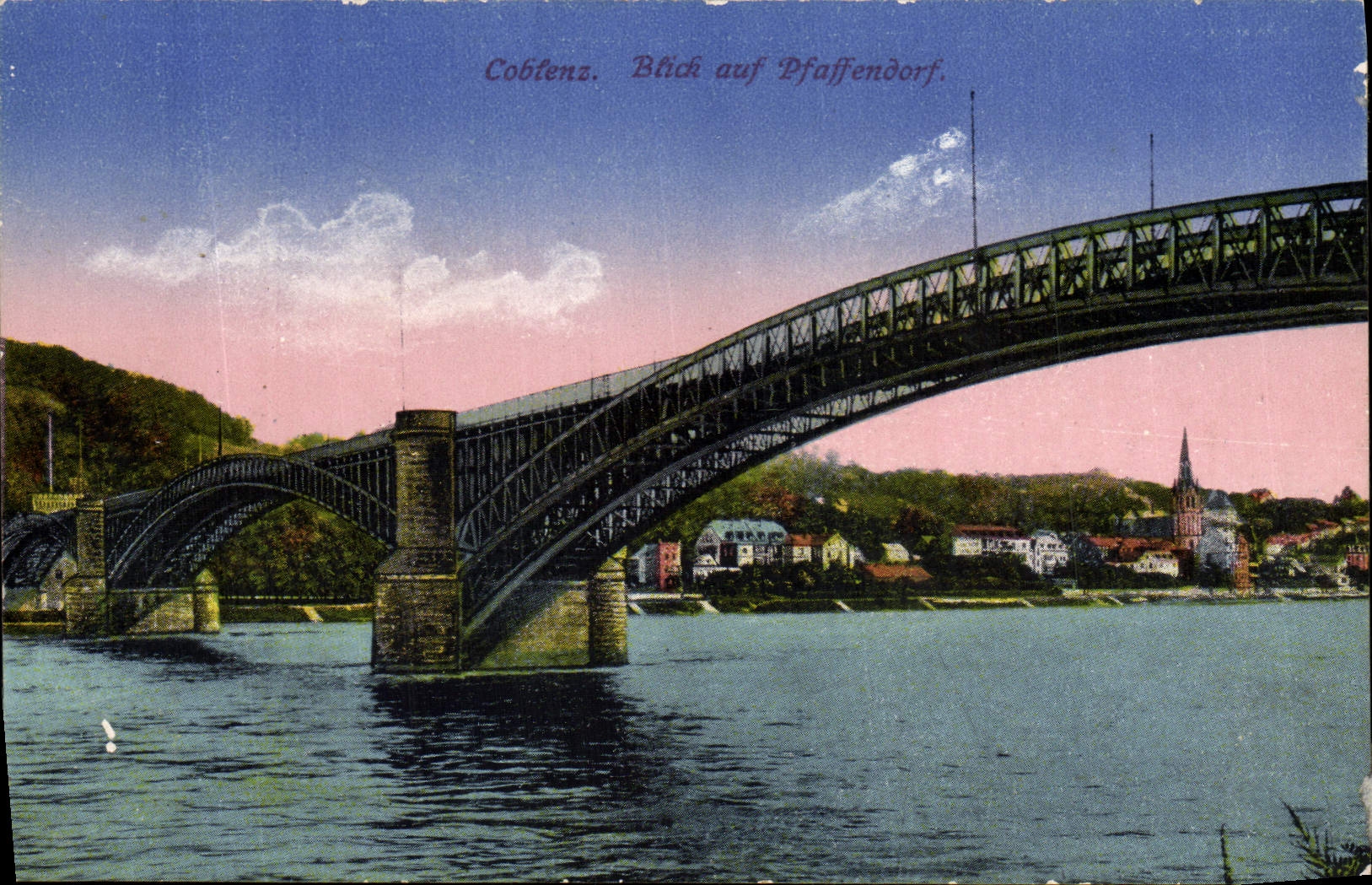 CPA Coblenz Blick auf Pfaffendorf 