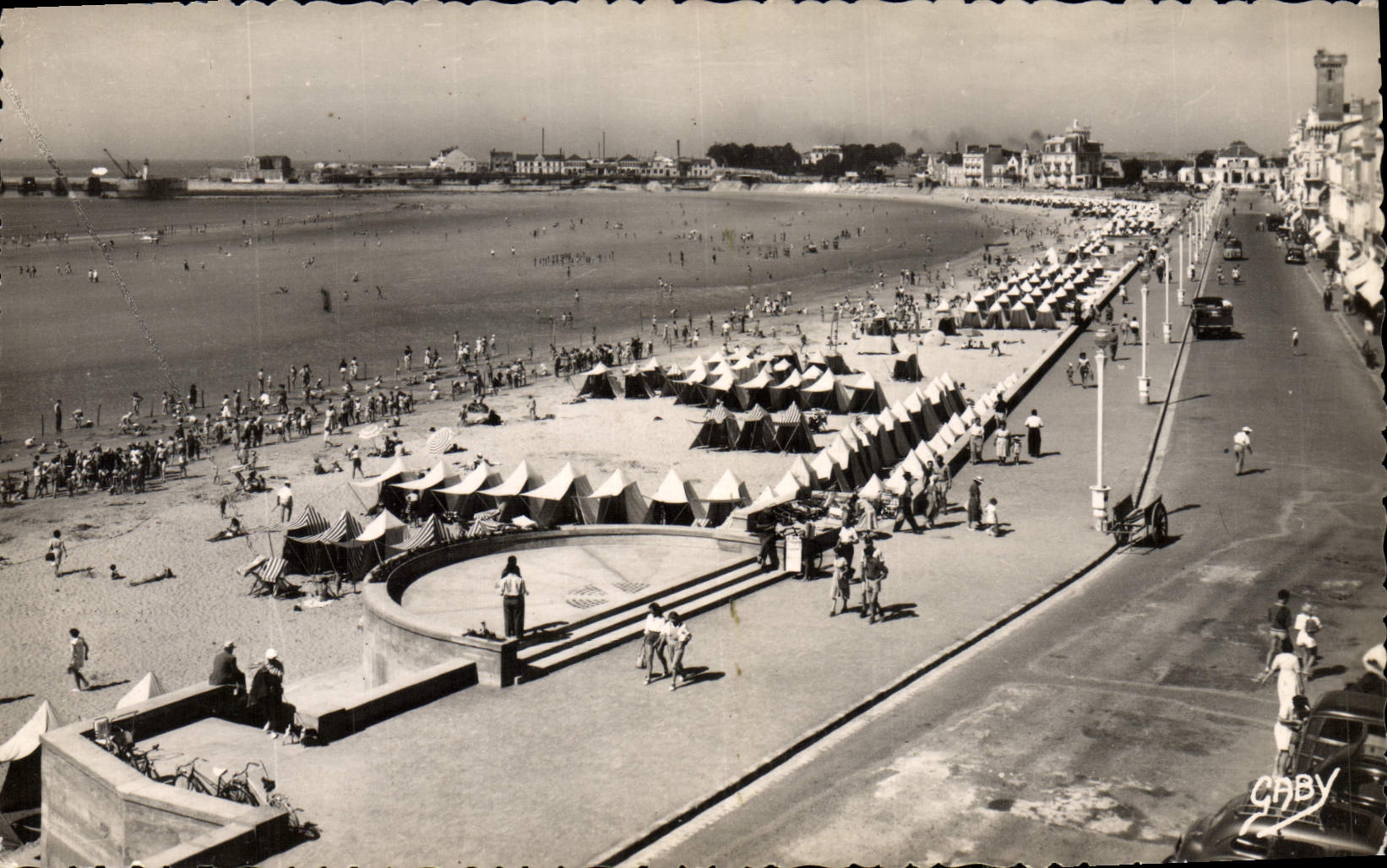 POSTAL MODERNA Sables d'Olonne la playa