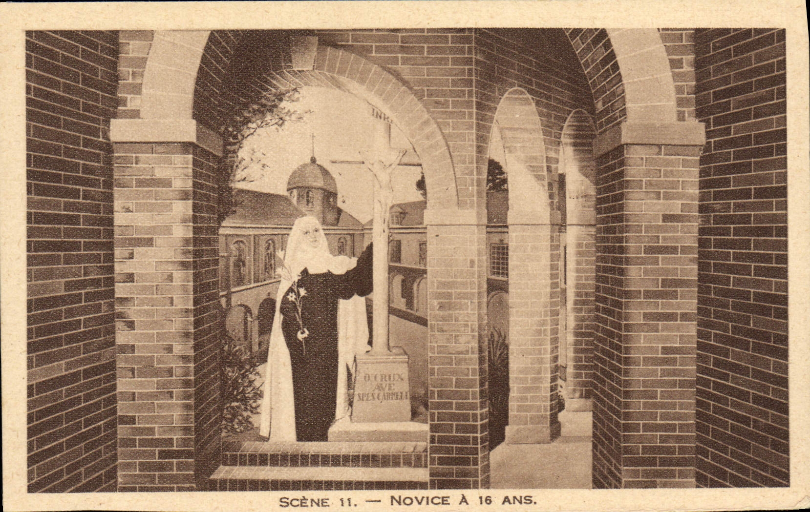 POSTAL Lisieux Diorams de Sainte Teresa de la VENDIMIA