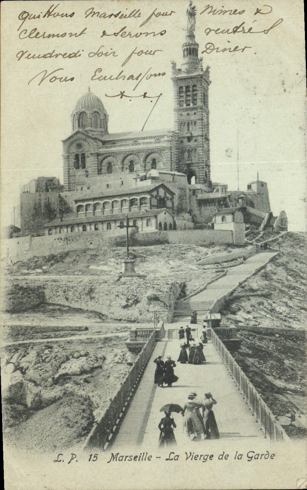 CPA Marseille La Vierge de la Garde