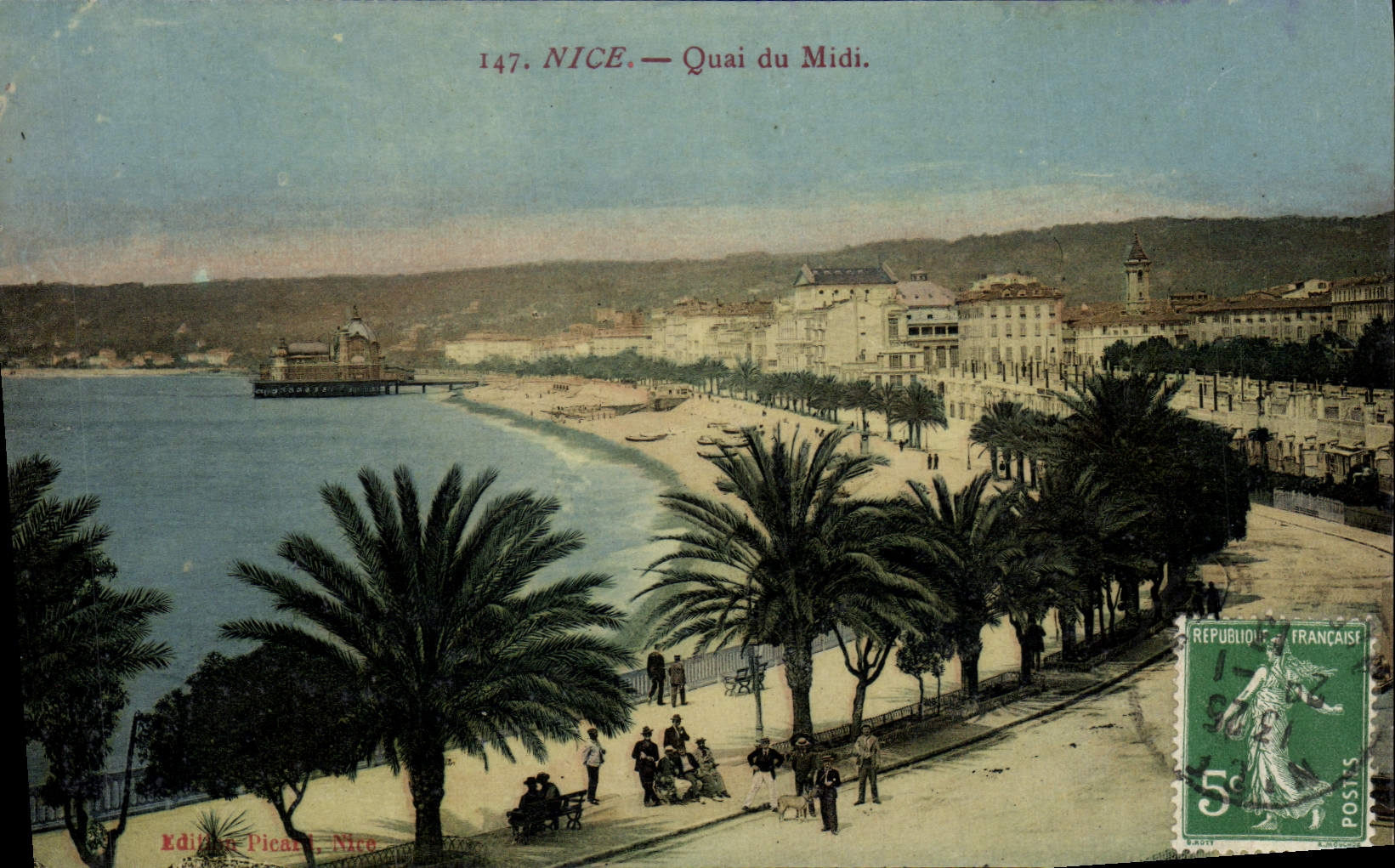 CPA Nice Quai du Midi