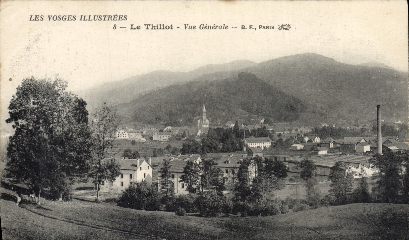 VINTAGE POSTCARD Thillot View