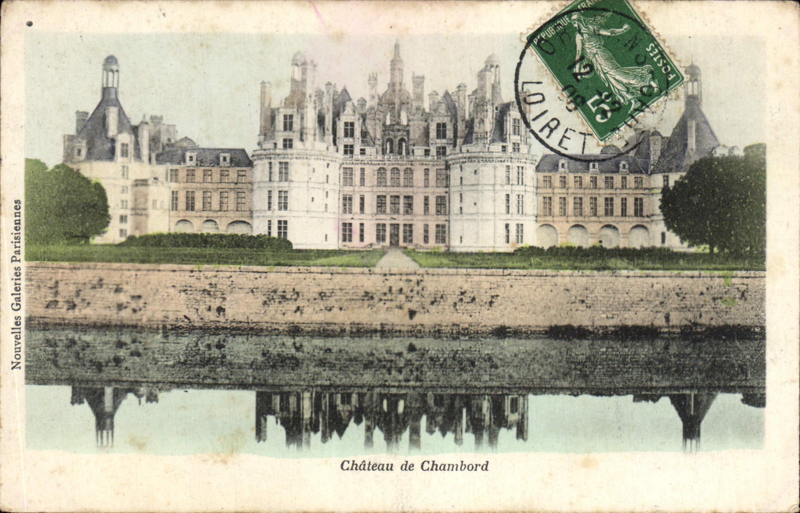 VINTAGE POSTCARD Castle of Chambord