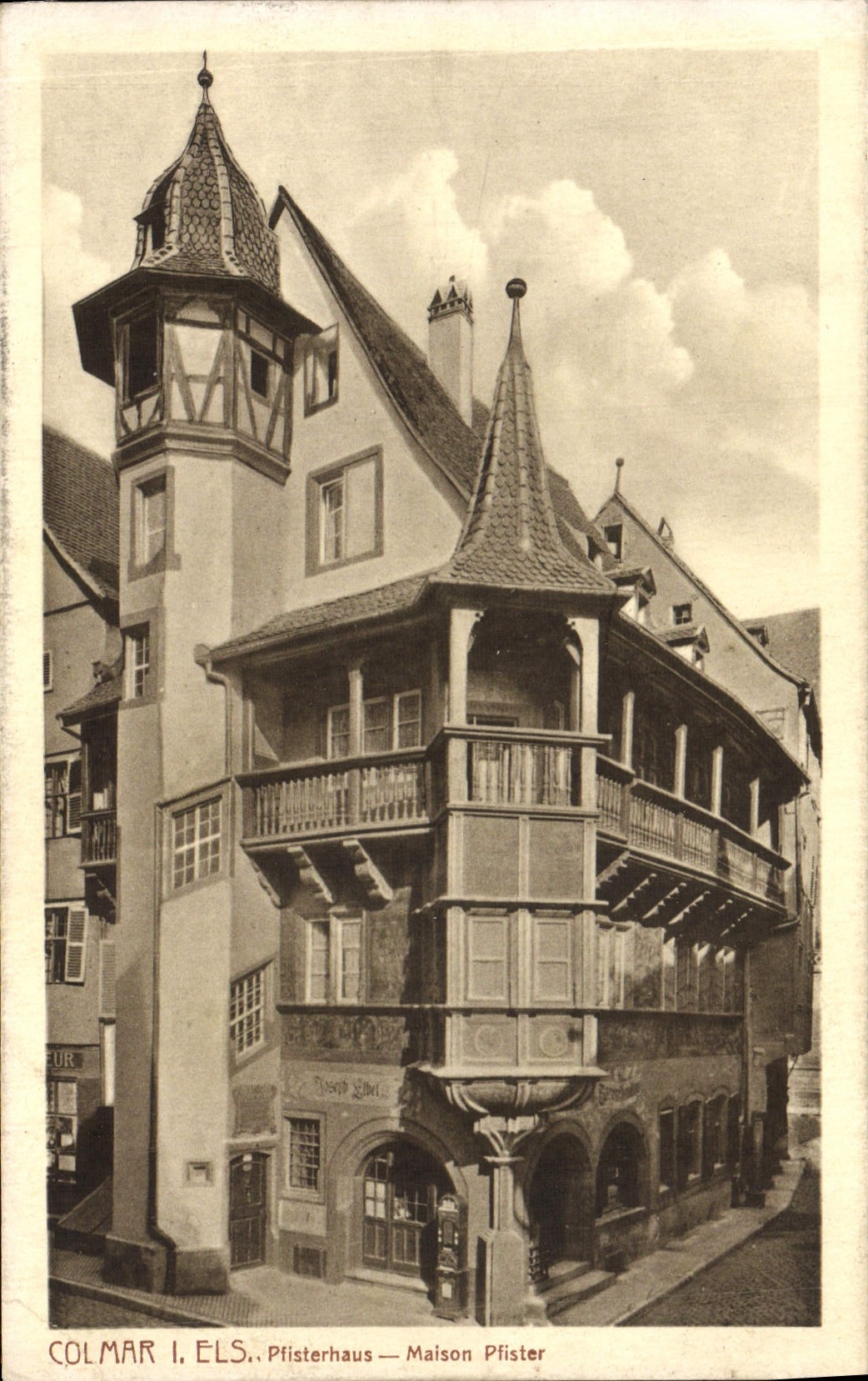 CPA Colmar l Els Plisterhaus Maison Pister