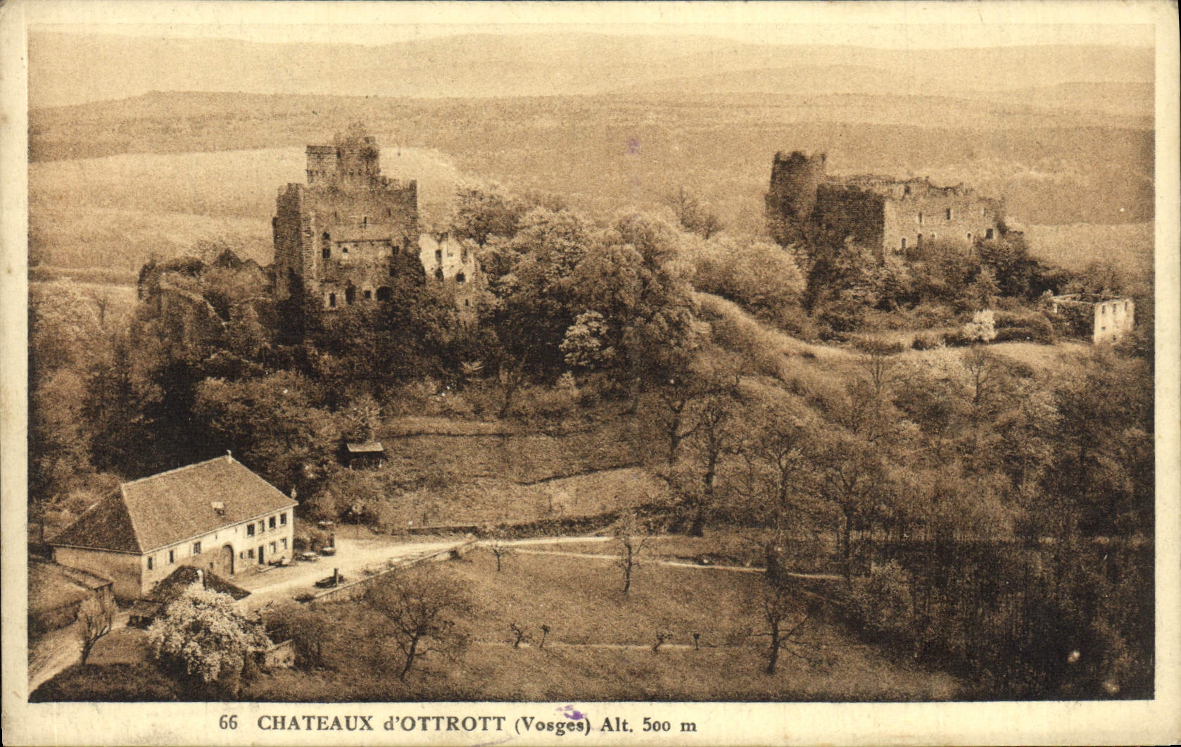 CPA Chateaux d'Ottrott 