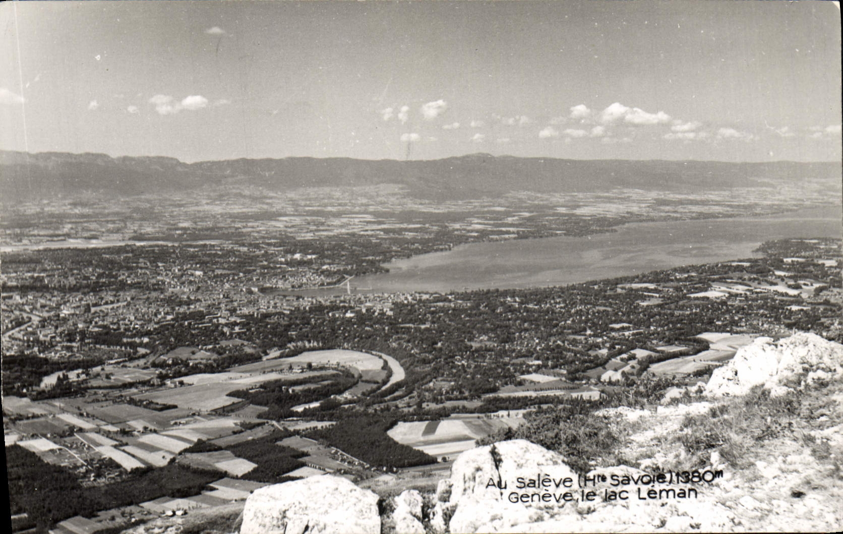 CPA Au Saleve Geneve le Lac Leman 