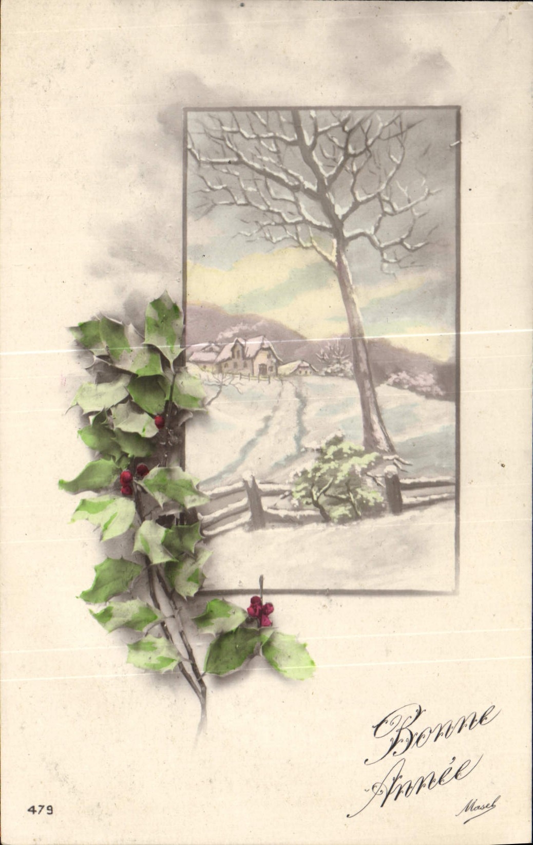 CPA Fantaisie Bonne Annee 