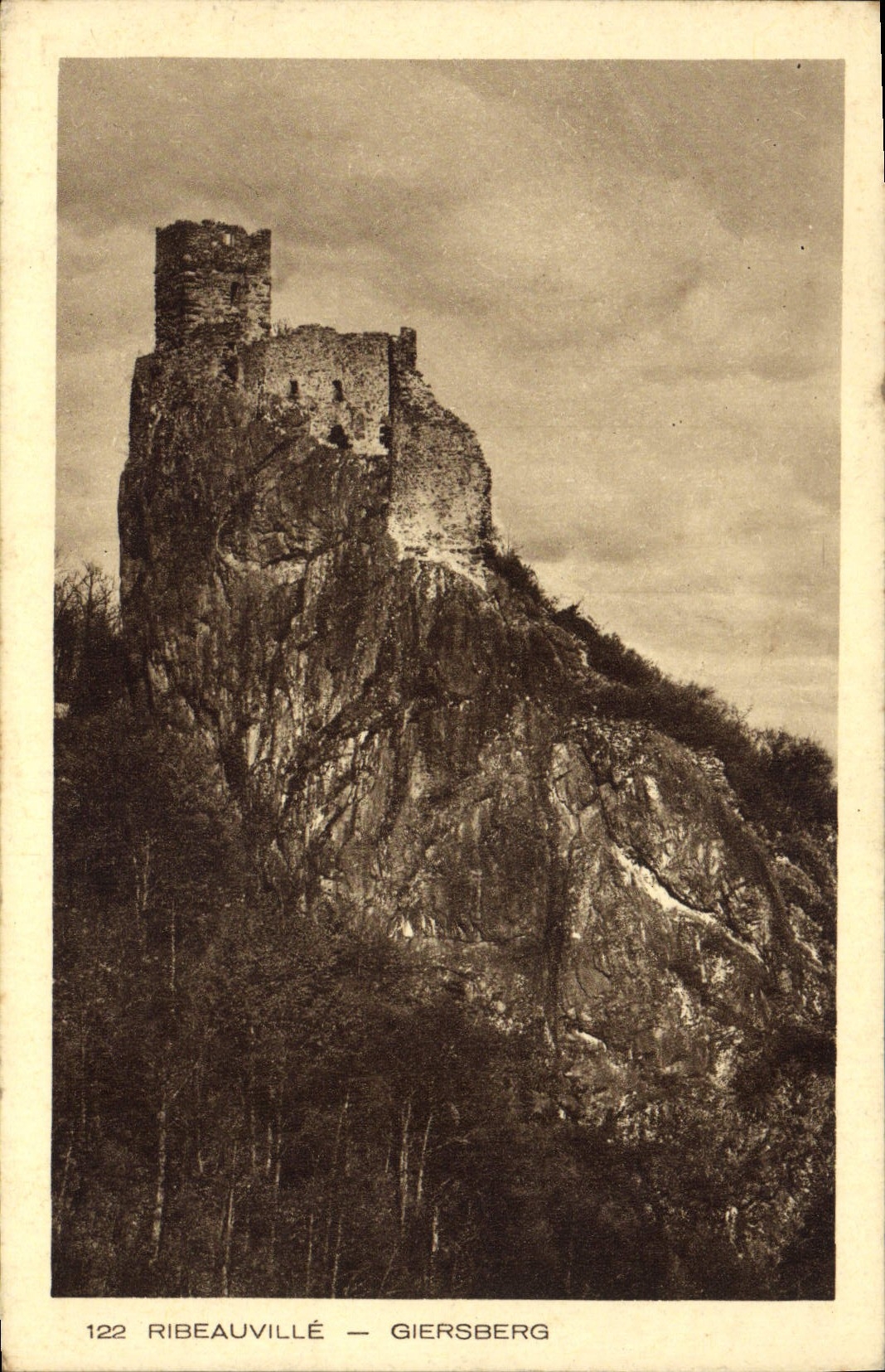 VINTAGE POSTCARD Ribeauville Giersberg