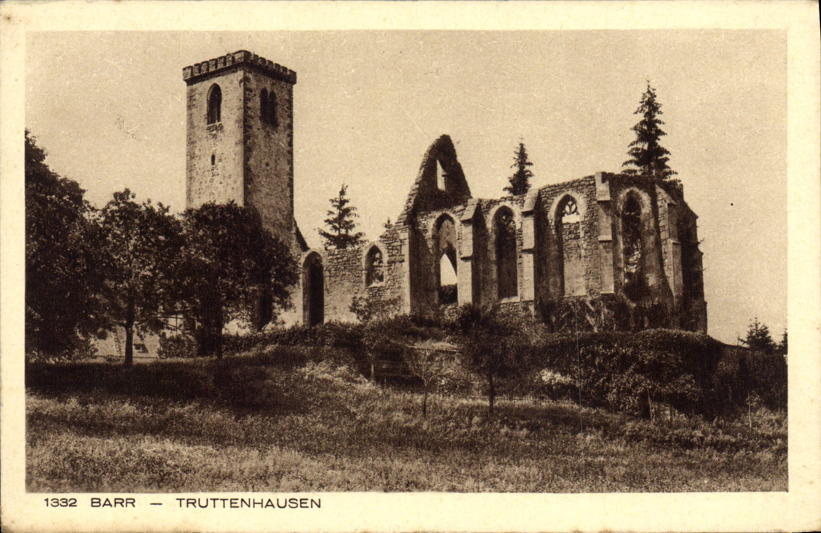 VINTAGE POSTCARD Barr Truttenhausen