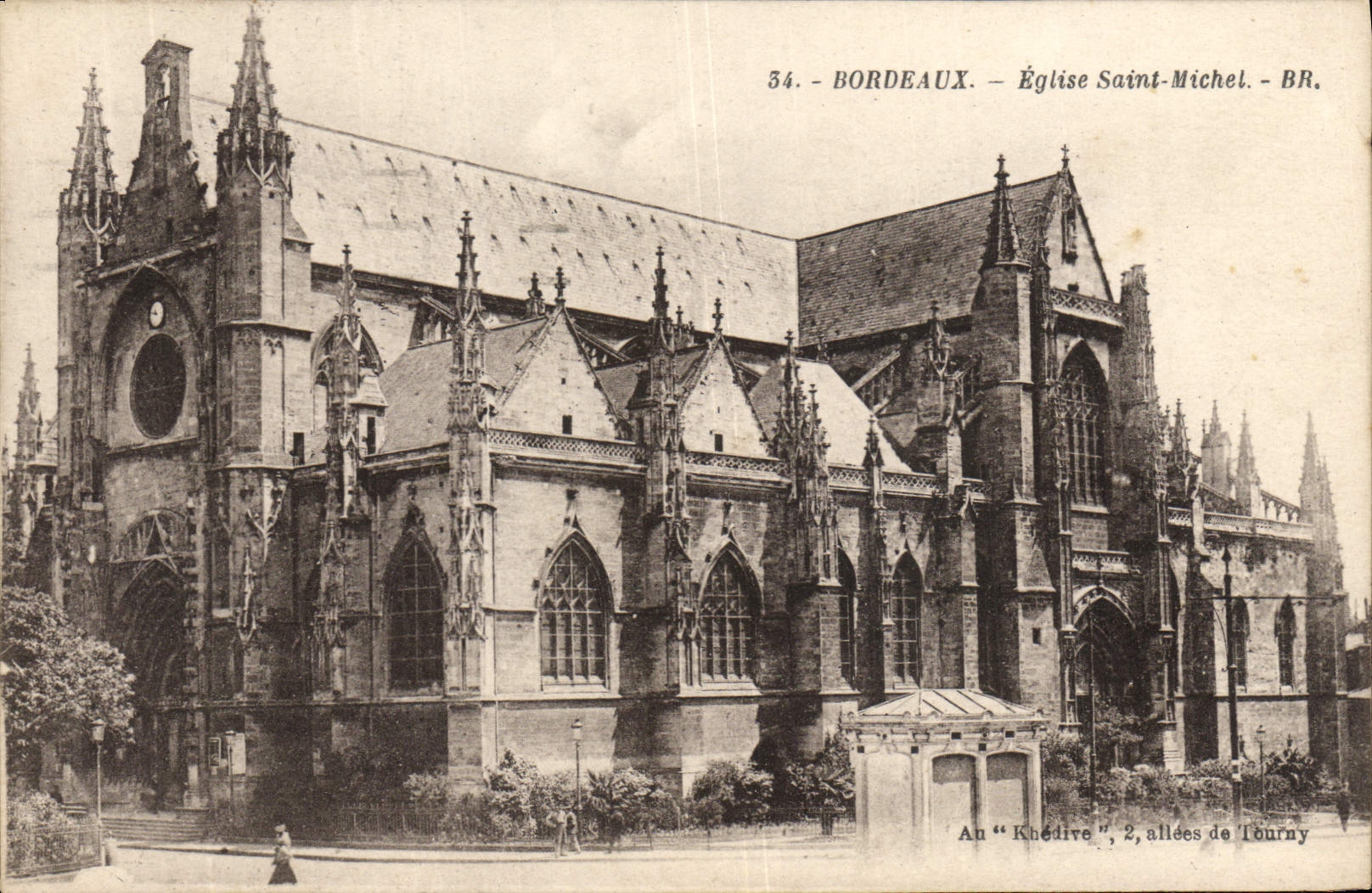 CPA Bordeaux Eglise Saint Michel