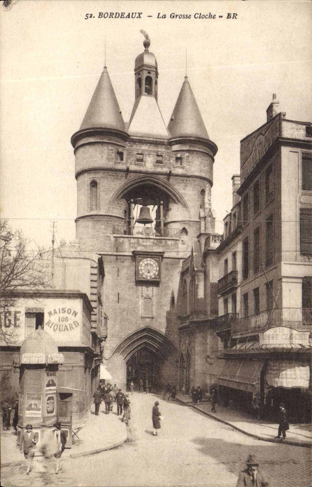 CPA Bordeaux La Grosse Cloche Maison Riquard