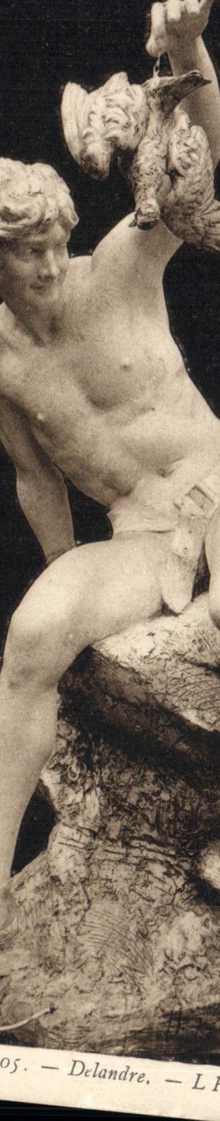 VINTAGE POSTCARD Living room 1905 Delandre the happy cynegete Wolf