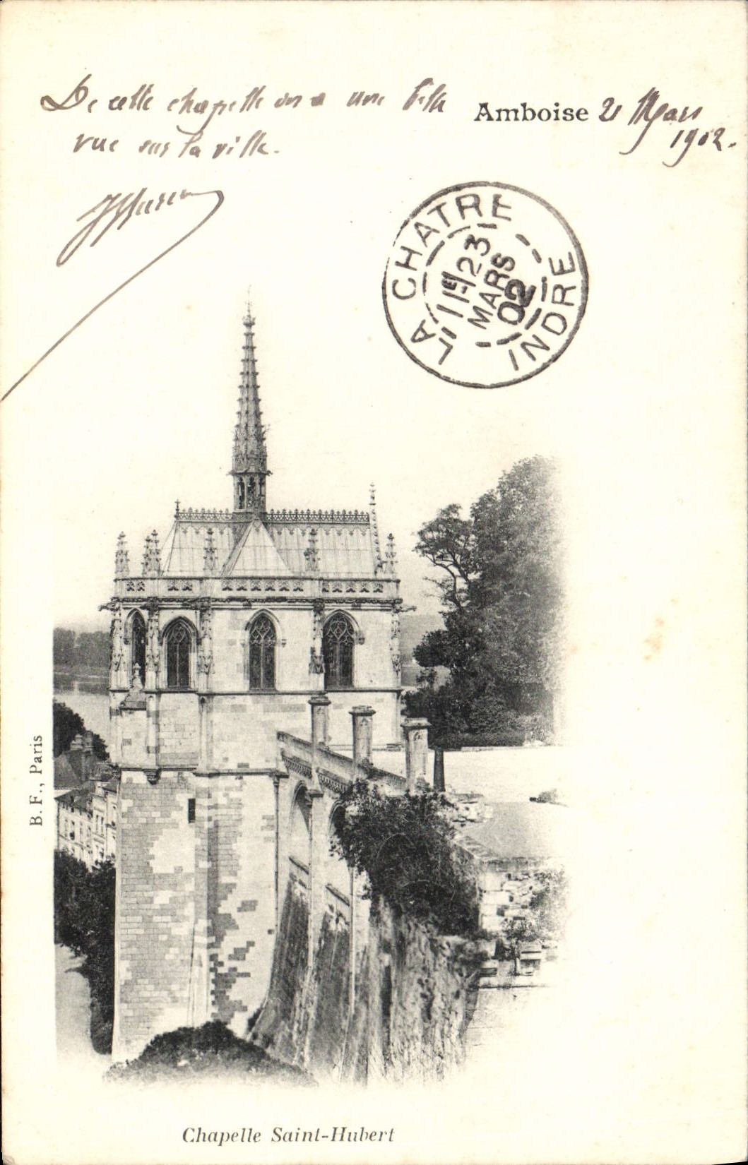 Cámara acorazada Huberto de Amboise de la POSTAL de la VENDIMIA Saint