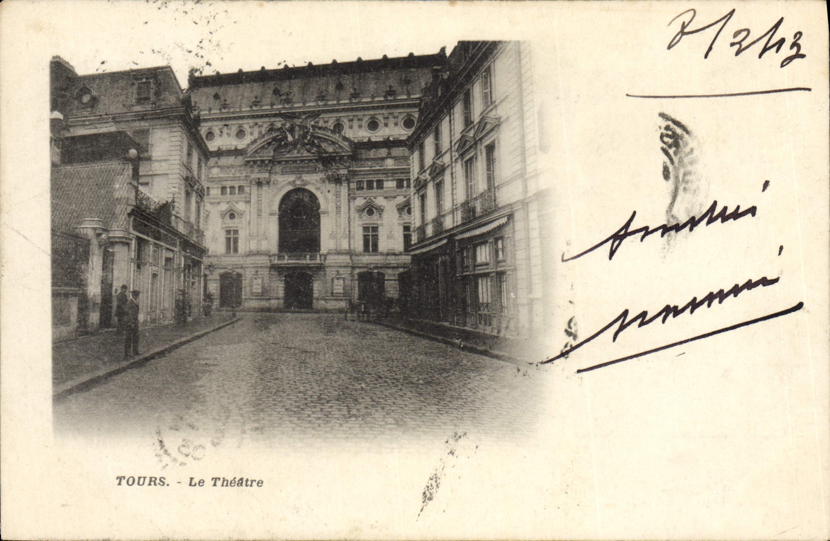 CPA Tours Le Theatre