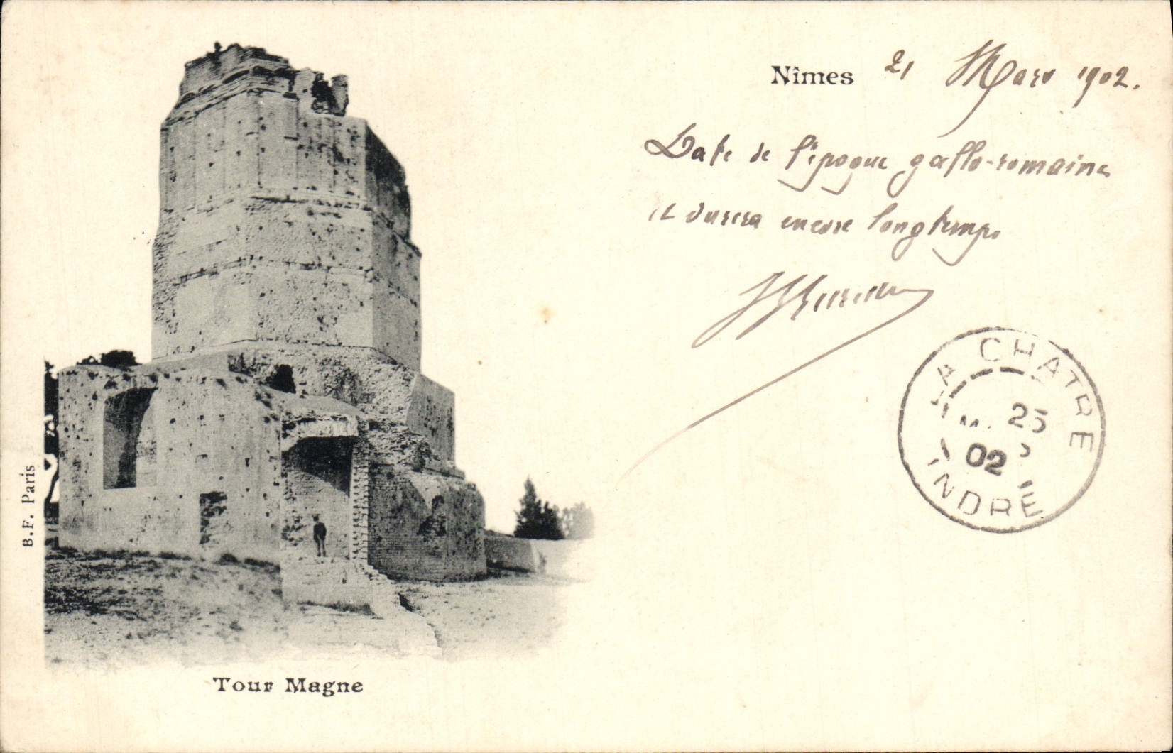 CPA Nimes Tour Magne