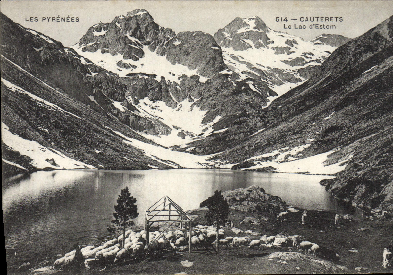 CPA Cauterts Le Lac D'Estom