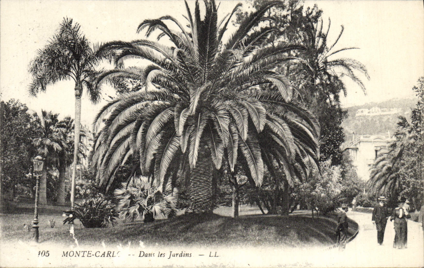 CPA Monte Carlo Dans les Jardins