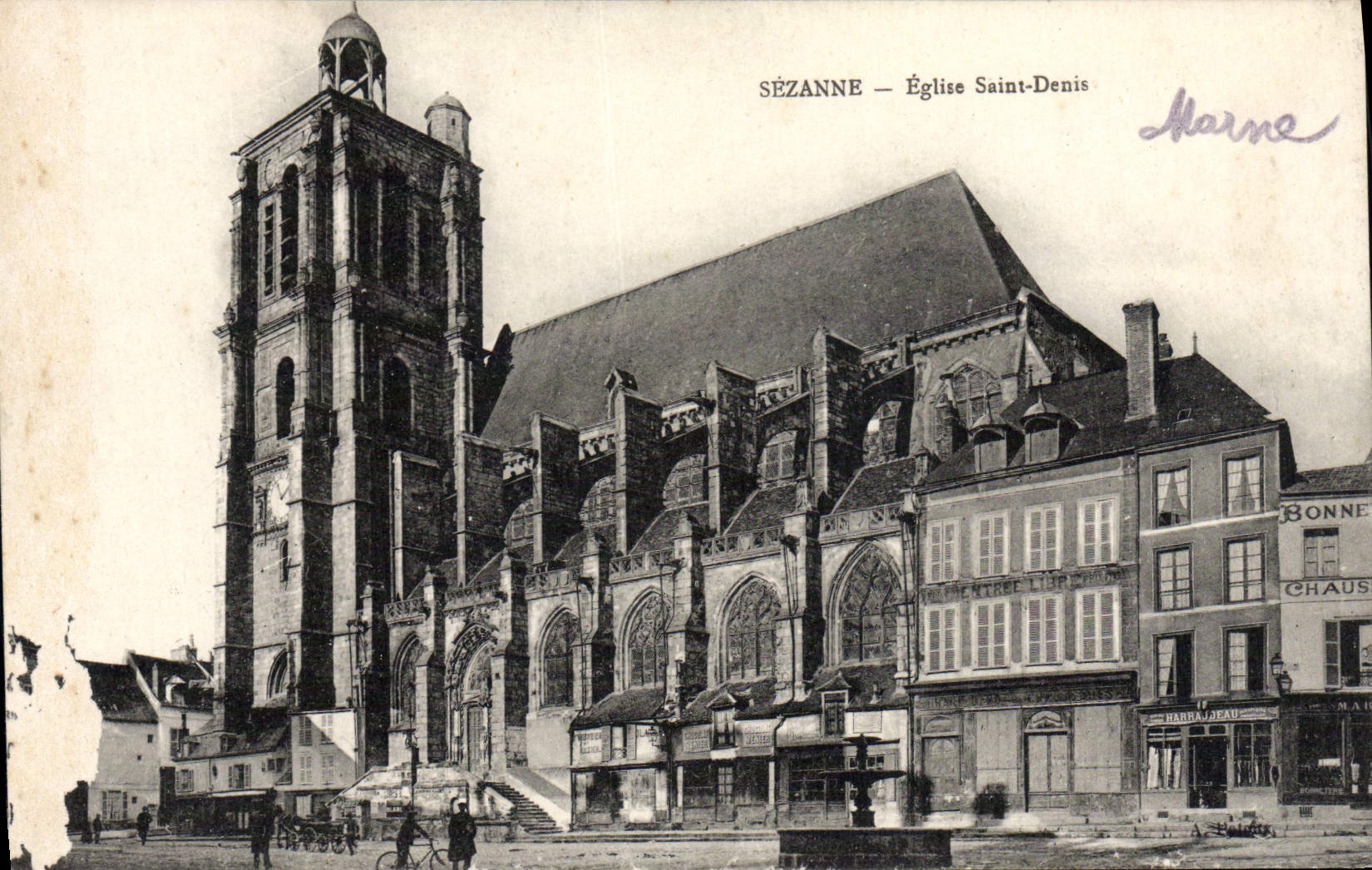 CPA Sezanne Eglise Saint Denis