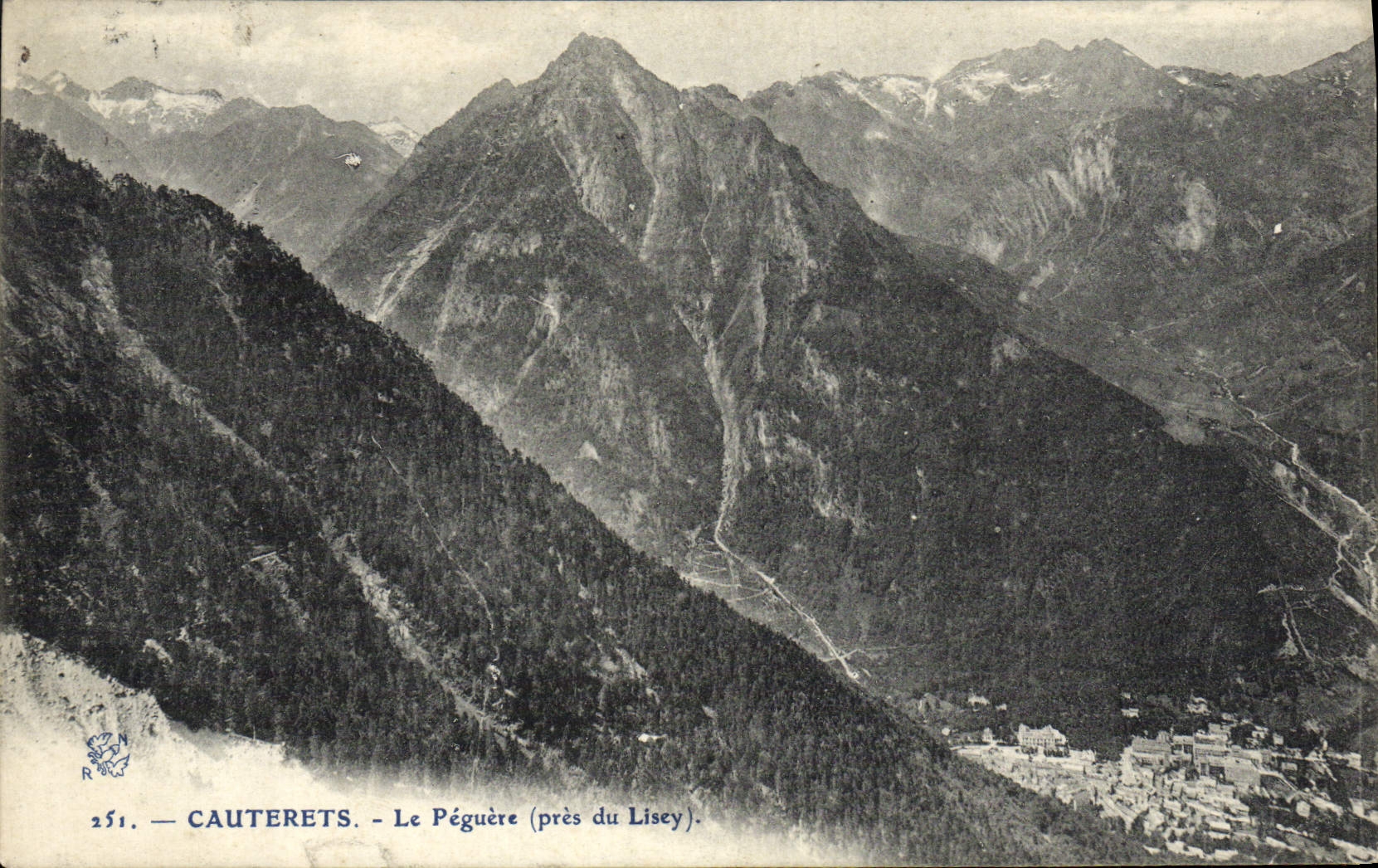 CPA Cauterets Le Peguere pres de Lisey
