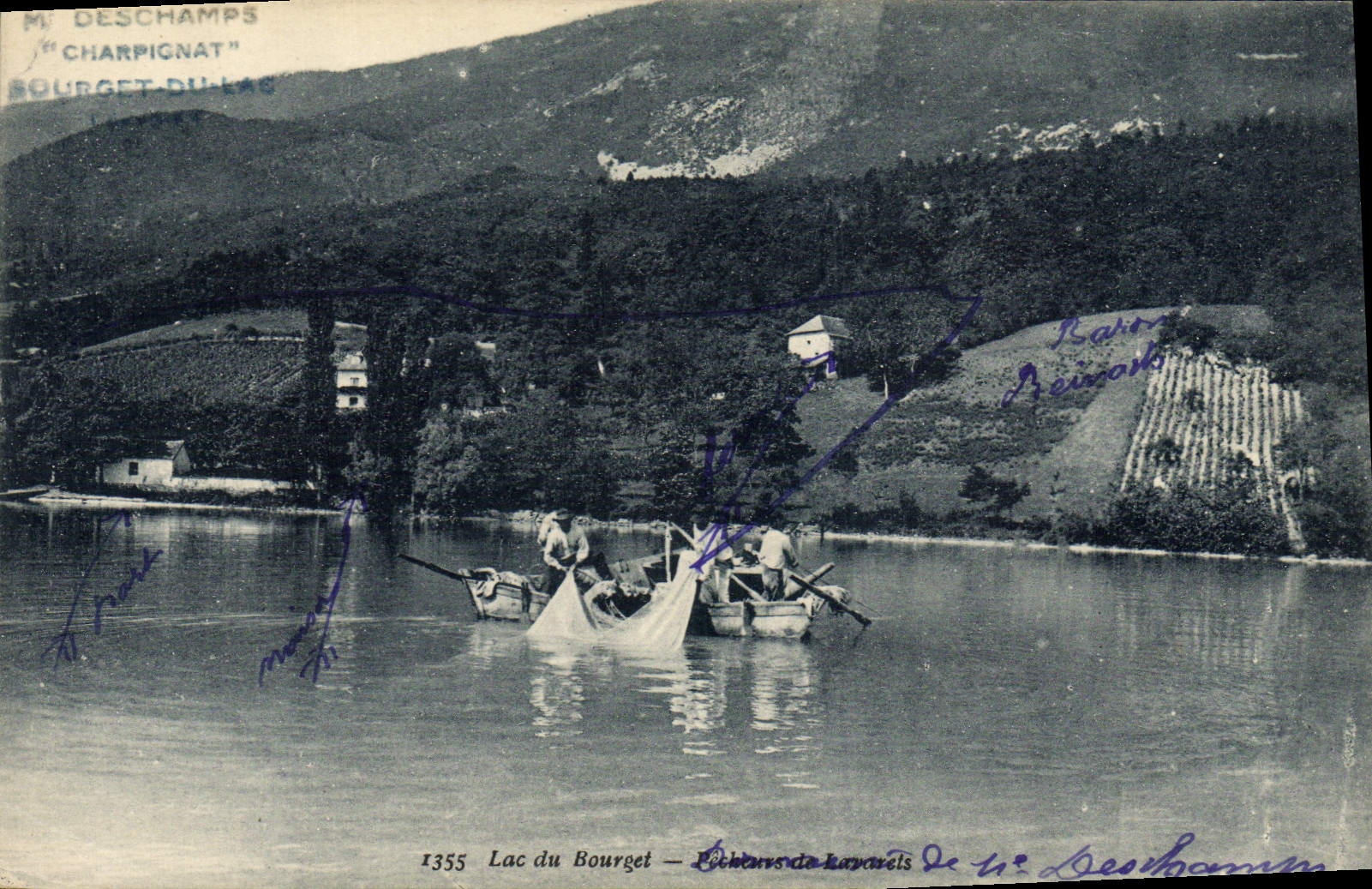 CPA Lac Du Bourget Bateaux
