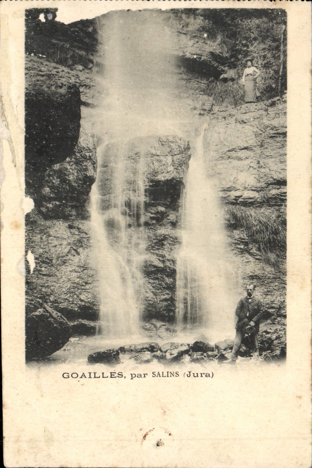 VINTAGE POSTCARD Goailles By Saline