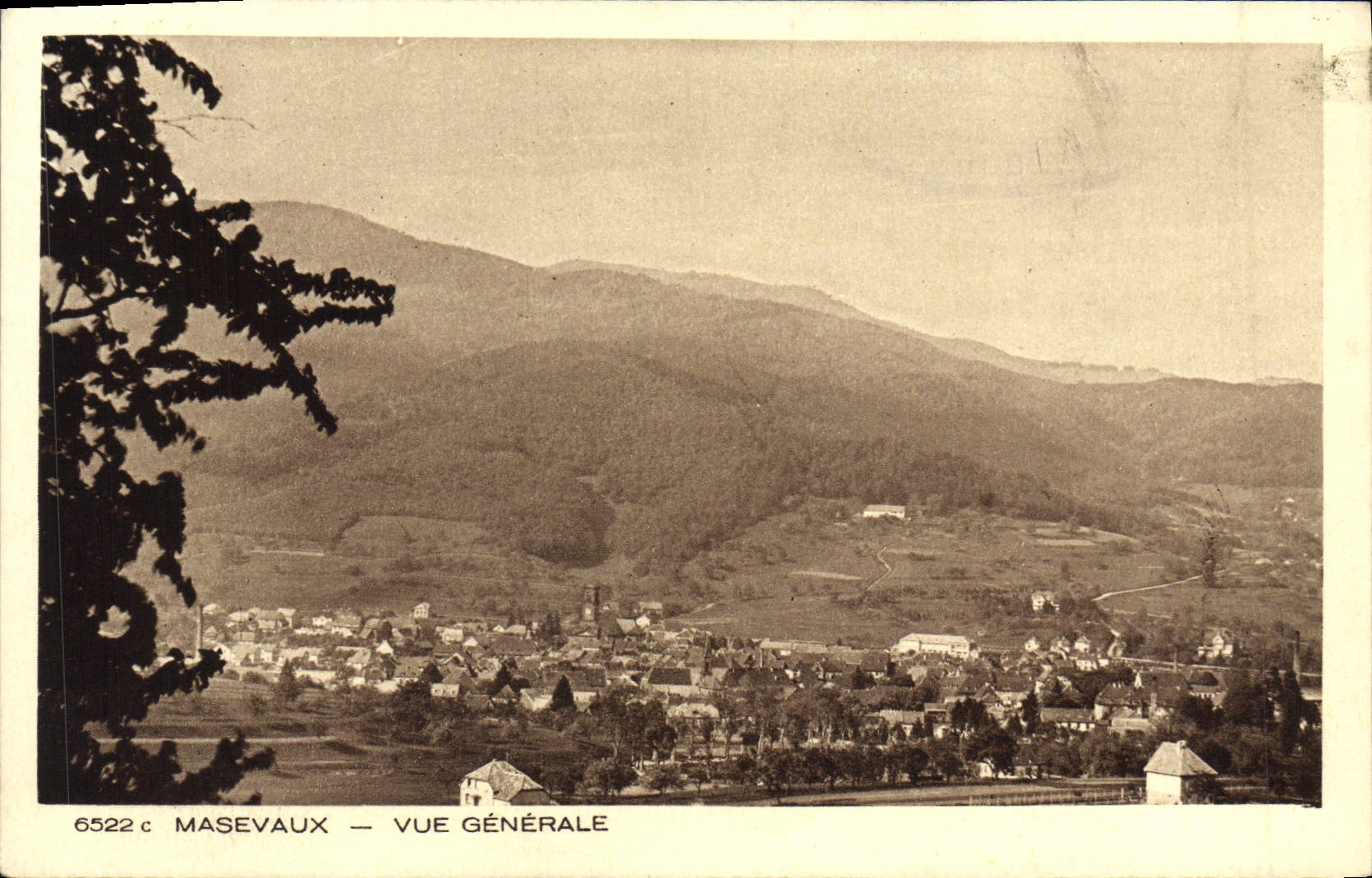 VINTAGE POSTCARD Masevaux View