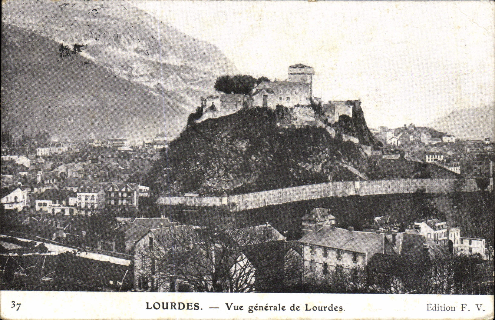 VINTAGE POSTCARD Heavy View of Doors