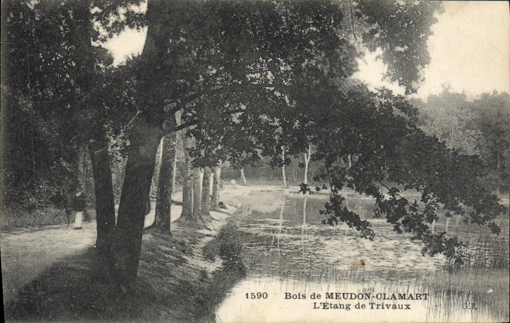 CPA Bois de Meudon Clamart L'Etang de Trivaux