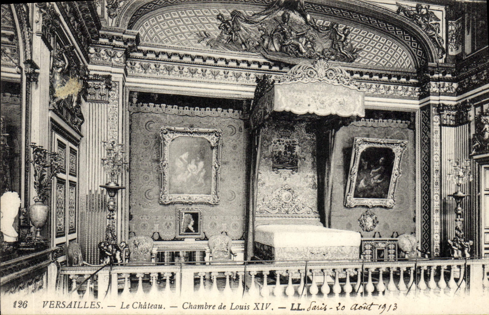 CPA Versailles Le Chateau Chambre de Louis XIV