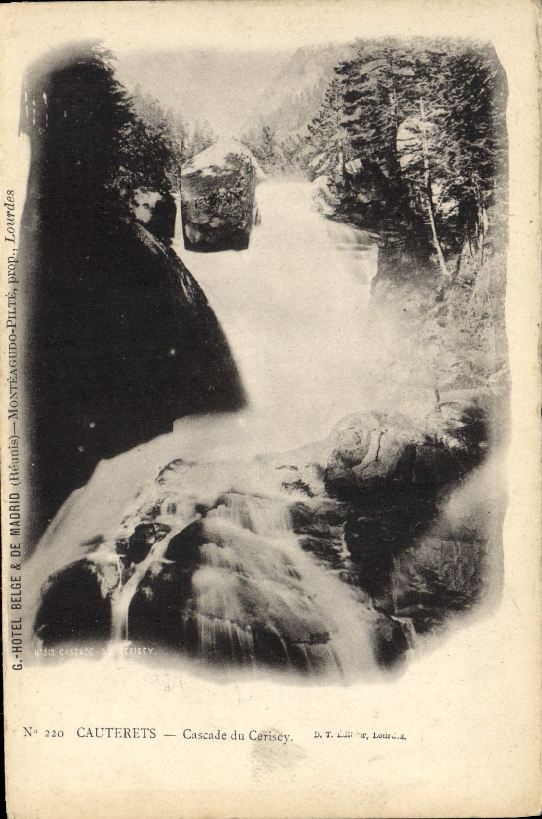 CPA Cauterets Cascade du Cerisey