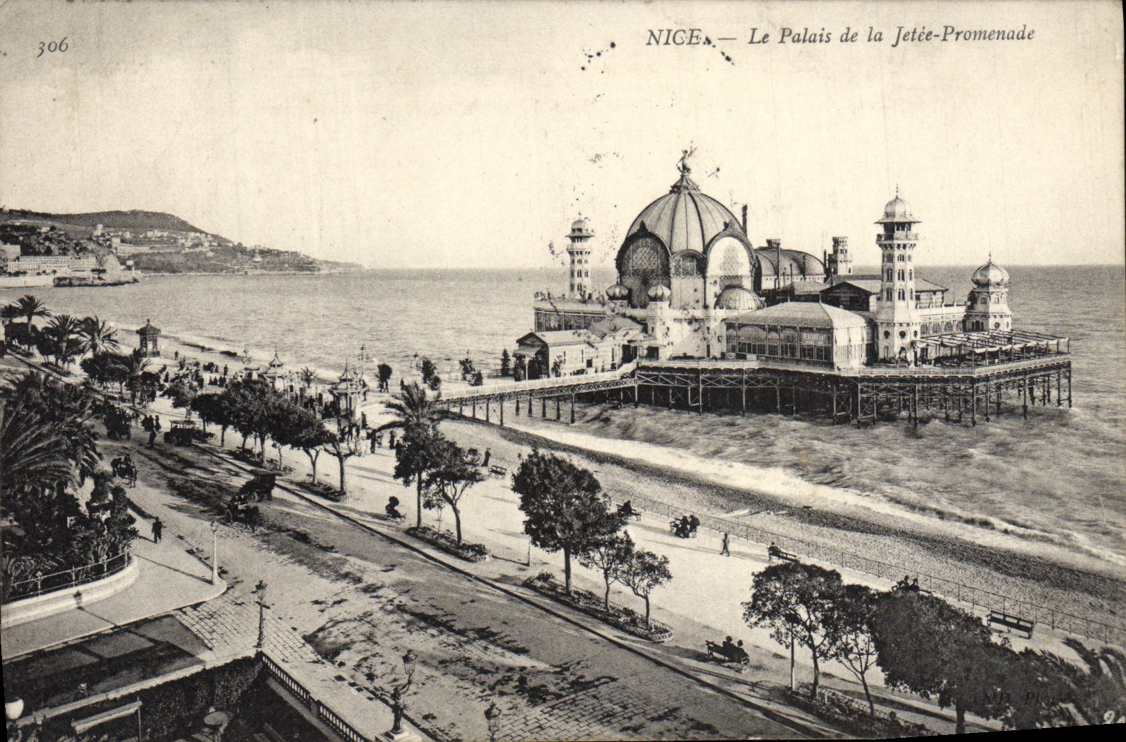 CPA Nice Le Palais de la Jetee Promenade